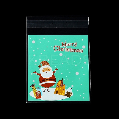 Christmas Theme Plastic Bakeware Bag OPP-Q004-04G-1