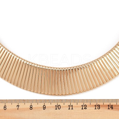 Alloy Wide Choker Necklaces for Women NJEW-C090-01G-1
