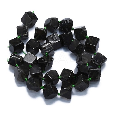 Natural Tektite Beads Strands G-K245-F06-03-1