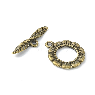 Tibetan Style Toggle Clasps MLF11359Y-NF-1