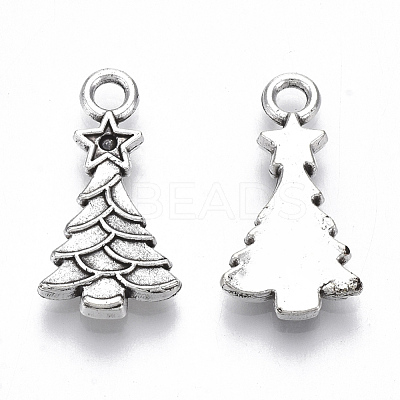 Tibetan Style Alloy Pendants X-TIBE-N010-28AS-RS-1