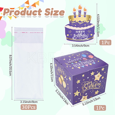 Happy Birthday Day Money Box for Cash Gift Pull DIY-WH200050-31A-1