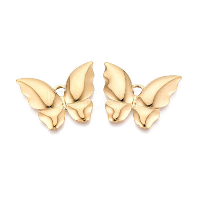 304 Stainless Steel Butterfly Pendants STAS-T069-20G-1
