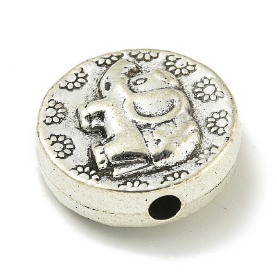 Tibetan Style Alloy Beads FIND-U015-15AS-01-1