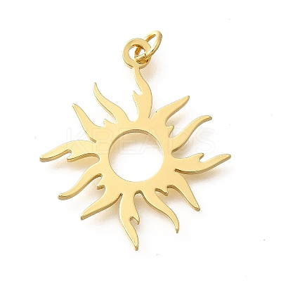 Brass Pendants KK-Q043-26G-1