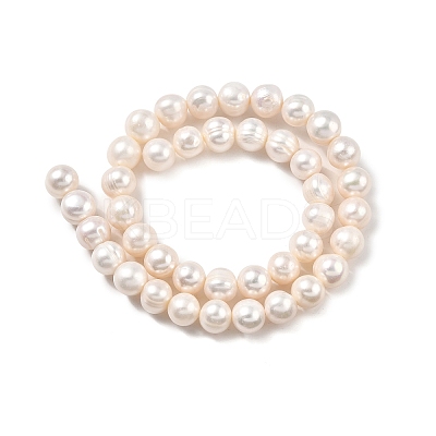 Natural Cultured Freshwater Pearl Beads Strands PEAR-I007-07U-04B-1