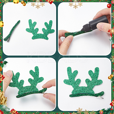 Christmas Theme Felt Fabrics Hair Accessories Findings FIND-WH20004-14E-1