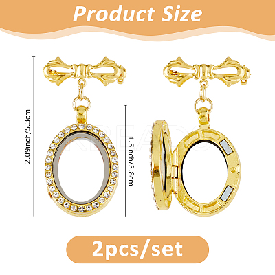 Brass Brooch JEWB-FH00024-1