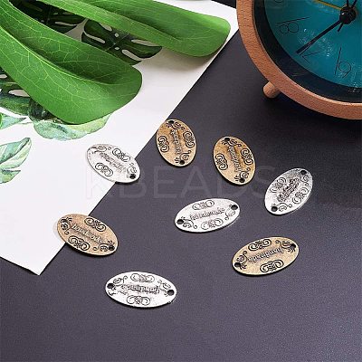 Tibetan Style Alloy Links TIBE-NB0001-03-1