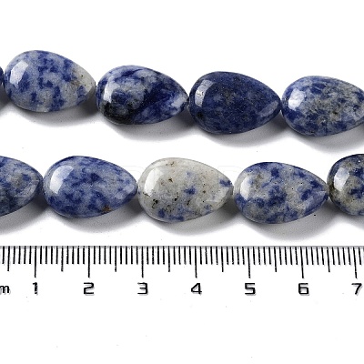 Natural Blue Spot Jasper Beads Strands G-L242-33-1