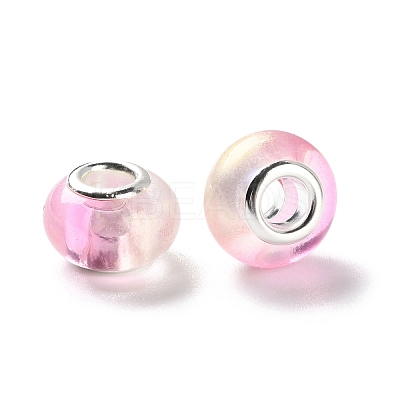 Two Tone Resin European Beads RESI-M001-02-1
