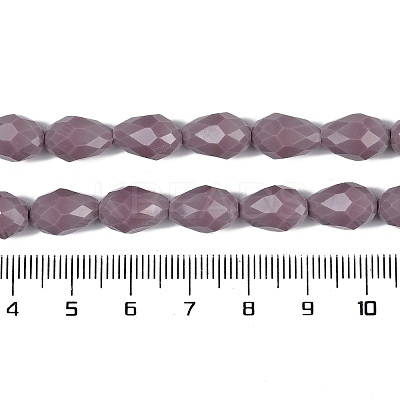 Opaque Solid Color Beads Strands EGLA-N013-P8mm-D09-1