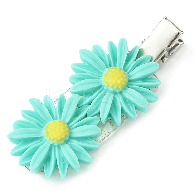 Cute Daisy Resin Alligator Hair Clips PHAR-JH00097-1