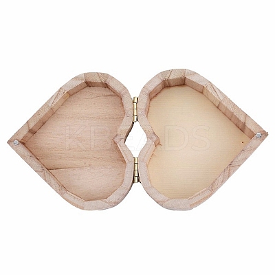 Heart Wood Jewelry Storage Boxes PW-WG88091-01-1