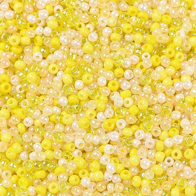 Opaque Colours Luster 12/0 Glass Seed Beads SEED-A030-09C-1
