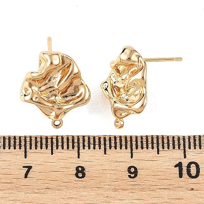SHEGRACE Brass Stud Earring Findings XGRQ64841-869G-1