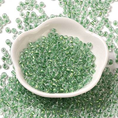 6/0 Transparent Inside Colours Glass Seed Beads SEED-P006-01A-03-1