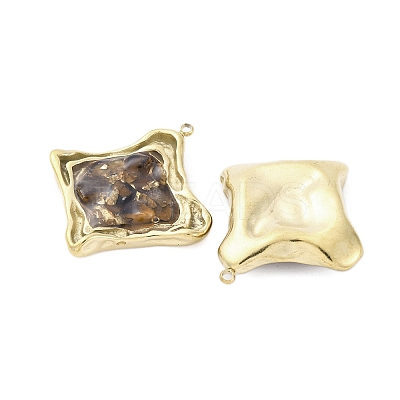 Natural Tiger Eye Pendants STAS-V003-04G-01-1