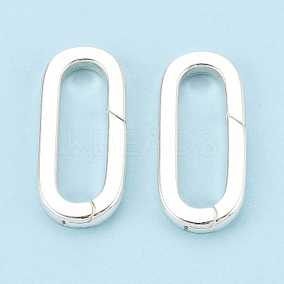 Brass Spring Gate Rings KK-WH20009-01S-1