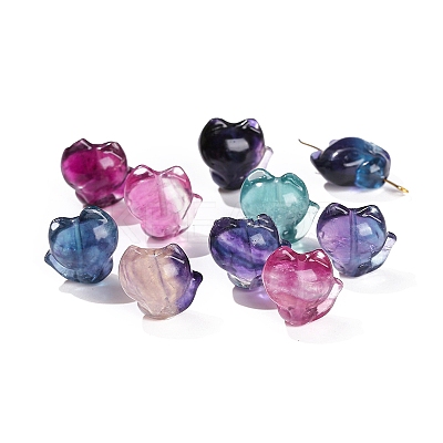 Natural Fluorite Carved Beads PW-WG1ACAE-01-1