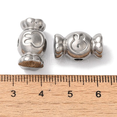 Tarnish Resistant 304 Stainless Steel Beads STAS-I305-208P-1