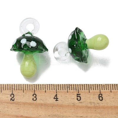 Handmade Lampwork Pendants LAMP-M021-01J-1
