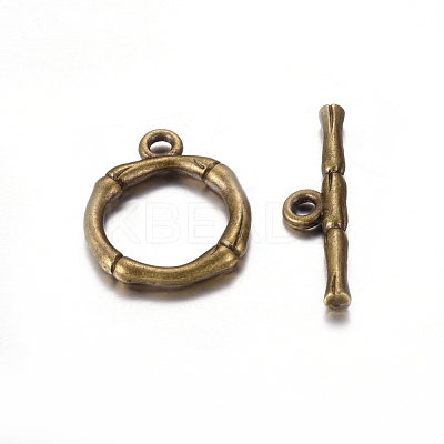 Alloy Toggle Clasps PALLOY-EA9143Y-AB-RS-1