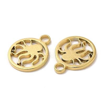 Ion Plating(IP) 304 Stainless Steel Charms STAS-L020-001G-1