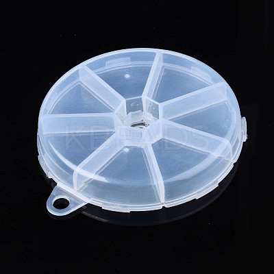 Flat Round Polypropylene(PP) Bead Storage Containers CON-S043-045A-1