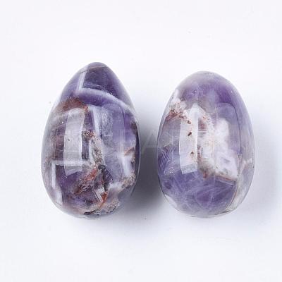 Natural Amethyst Gemstone Egg Stone G-S220-16-1