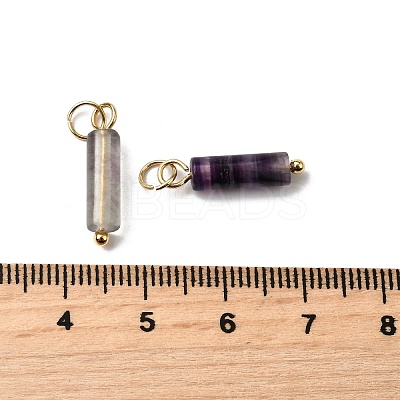 Natural Fluorite Pendants X-STAS-C120-01G-05-1
