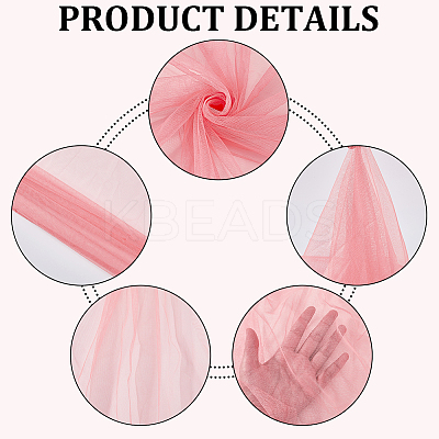 Polyester Mesh Fabric DIY-WH20009-40X-1