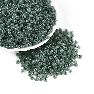 6/0 Transparent Inside Colours Glass Seed Beads SEED-N008-08D-1