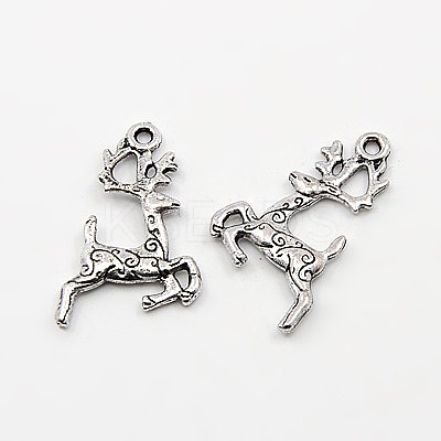 Tibetan Style Alloy Pendants TIBEP-A100674-S-FF-1