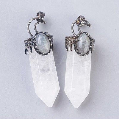Natural Mixed Stone Big Pendants G-F639-05-1