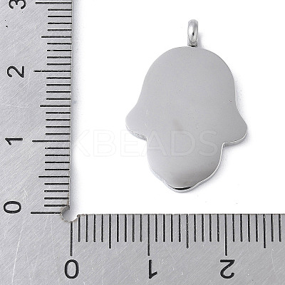 304 Stainless Steel Stamping Blank Tag Pendants STAS-S162-24P-1