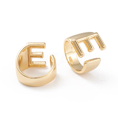 Brass Cuff Rings RJEW-L097-06E-1