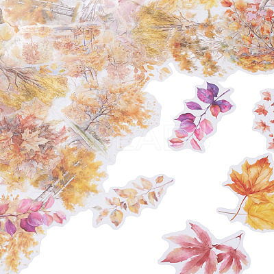 100Pcs Story of Four Seasons PET Stickers Self-Adhesive Stickers DIY-TA0003-69B-1