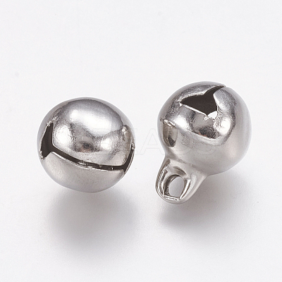 Tarnish Resistant 304 Stainless Steel Bell charms A-STAS-L021-07C-1