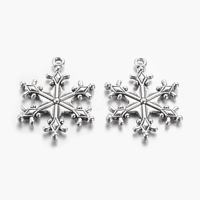 Zinc Tibetan Style Alloy Pendants TIBEP-12740-AS-FF-1