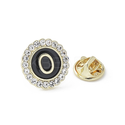 Letter Enamel Pins JEWB-S042-03O-G-1
