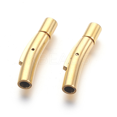 304 Stainless Steel Bayonet Clasps STAS-F184-A01-3mm-1