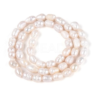 Natural Cultured Freshwater Pearl Beads Strands PEAR-N029-01B-1