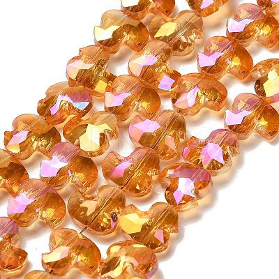 Electroplate Glass Beads Strands EGLA-P066-03A-FR02-1