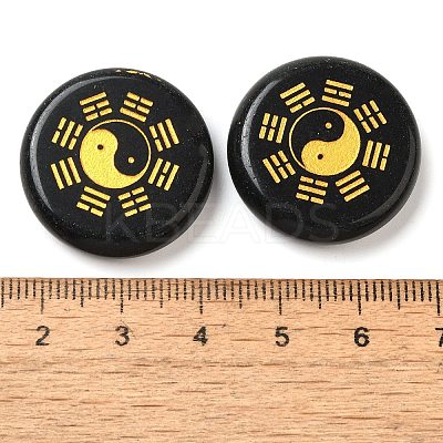 Natural Obsidian Cabochons G-C158-02B-1