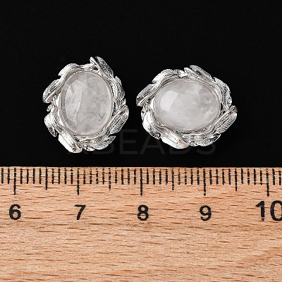 Natural Quartz Crystal Oval Multi-Strand Links G-G207-02P-10-1