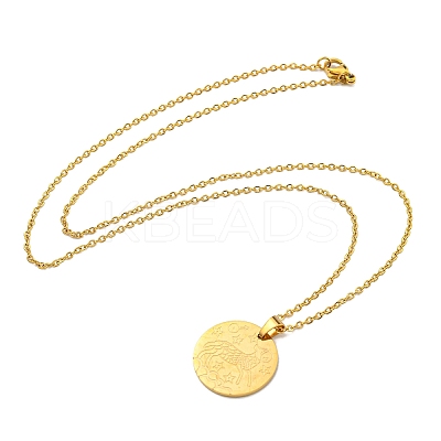 Constellation Pendant Necklaces LS-NJEW-S422-04G-01-1