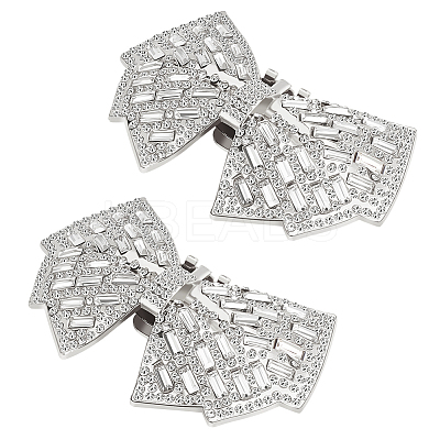 2Pcs Alloy Shoe Buckle Clips FIND-FG0003-10C-1