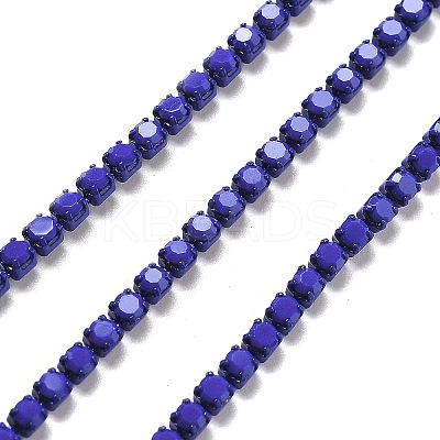 Iron Rhinestone Glass Cup Chain CH-U001-01T-1