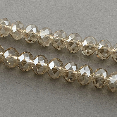 Electroplate Glass Bead Strands EGLA-S096-10mm-05-1